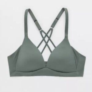 Aerie Real Sunnie 32C Wireless Lightly Lined Strappy Bra